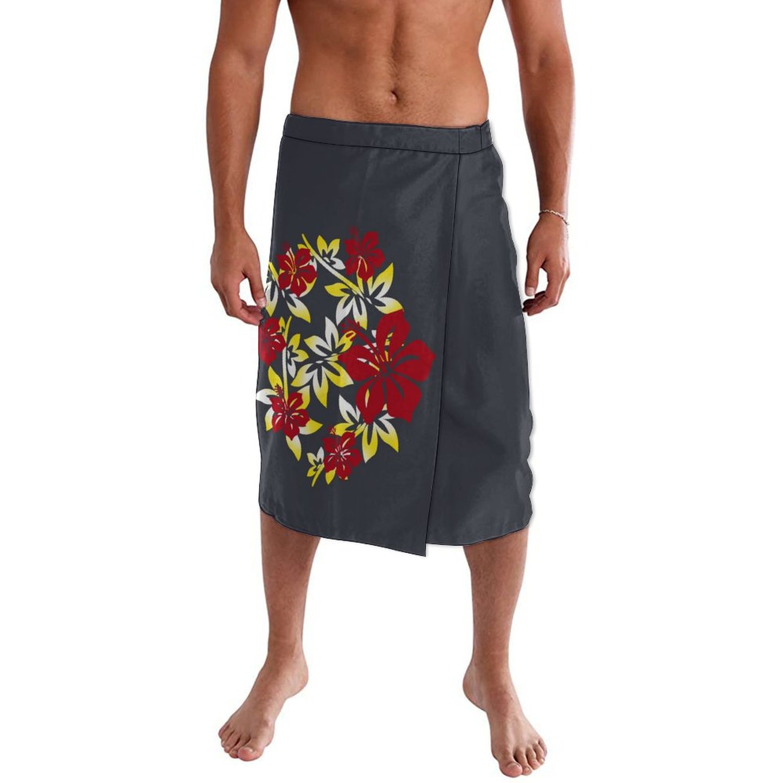 Sarong Men Wrap - Vestido envolvente de estilo étnico hawaiano