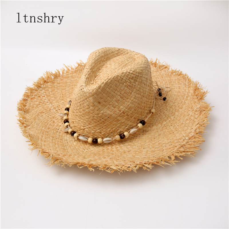 Bucket Hat Straw - Sombreros de paja de verano de