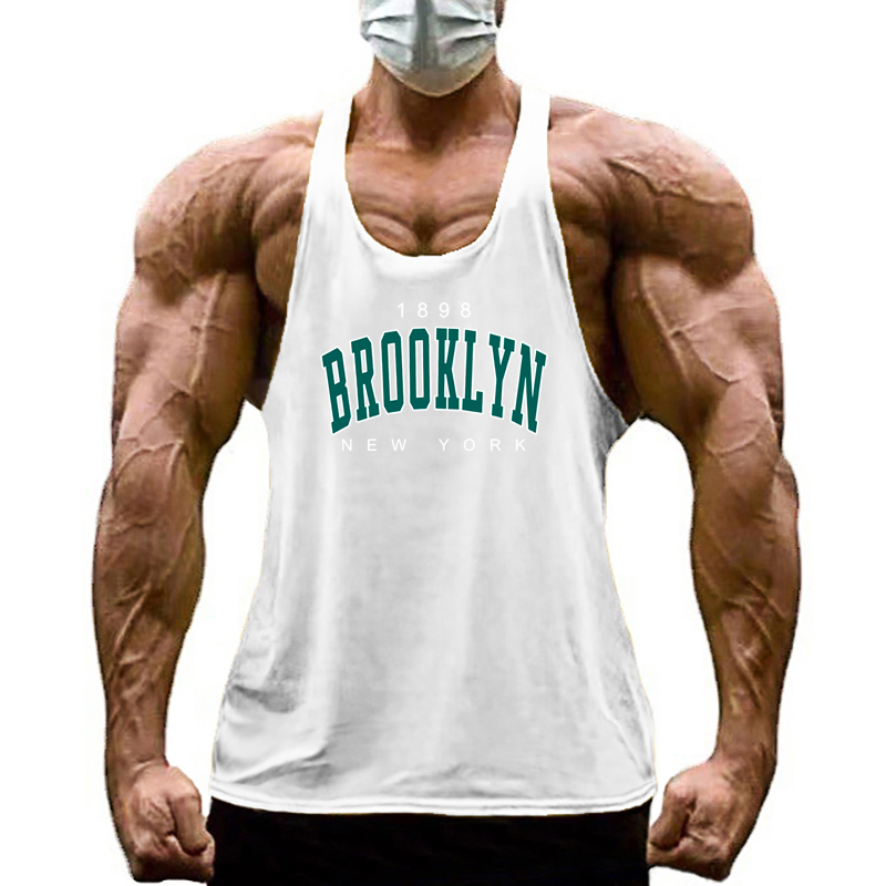 Tank Top Muscle - Camiseta sin mangas transpirable de algodón