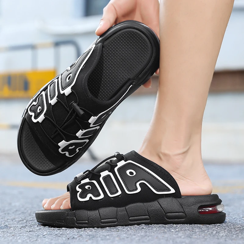 Flip Flop Leather Men - Sandalias de Playa y Aire Libre