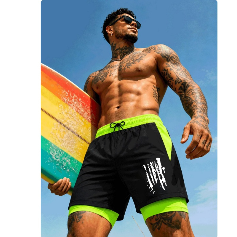 Trunks Board Surf - Pantalones cortos de playa ligeros de