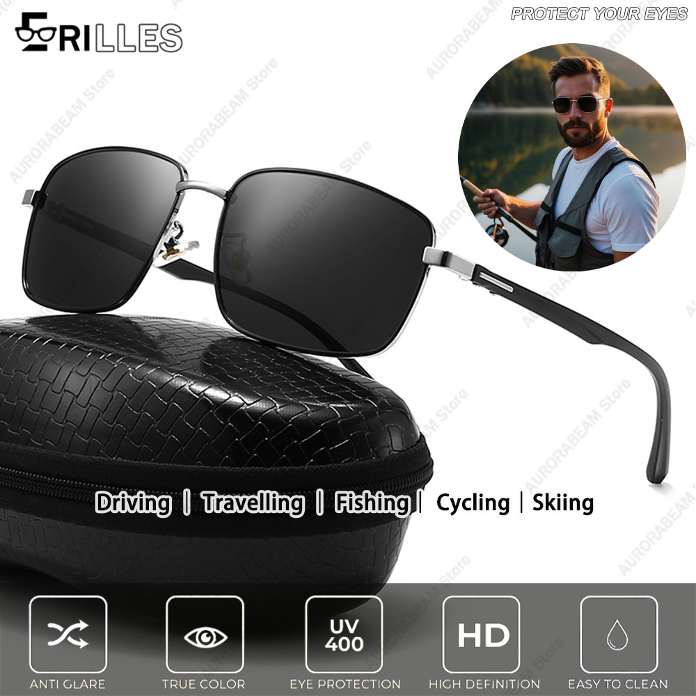 Sunglasses Aviator Polarized - Gafas de sol con montura metálica