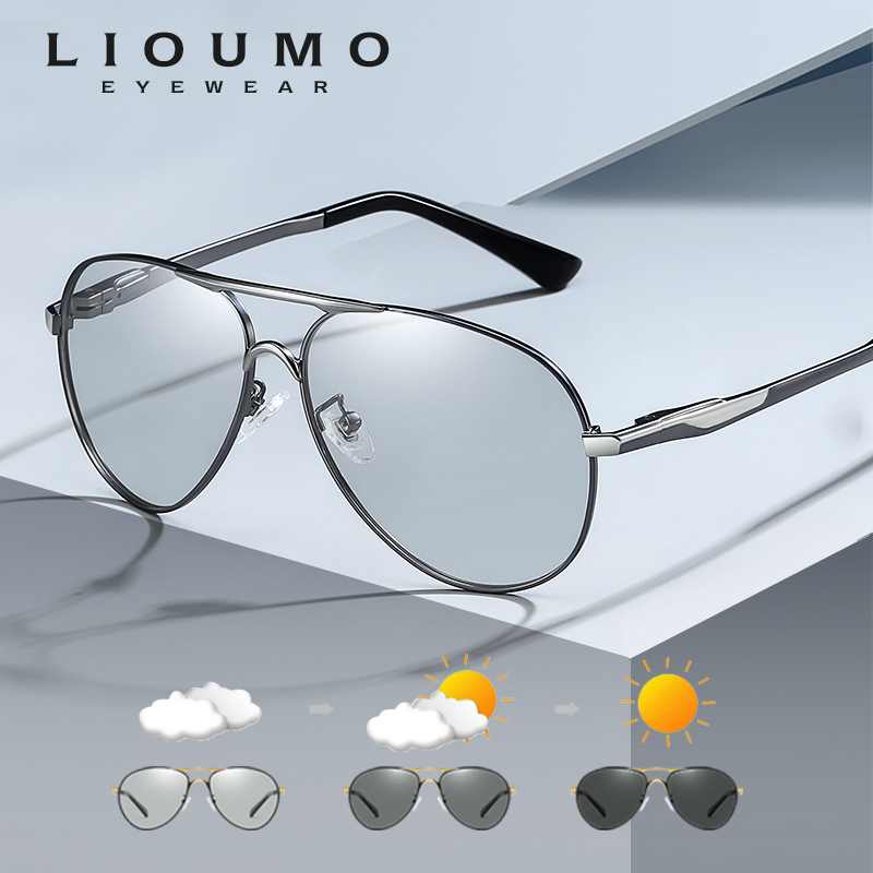 Sunglasses Aviator Polarized - LIOUMO-gafas de sol polarizadas fotocromáticas para