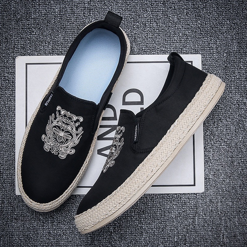 Zapatos transpirables negros p - Espadrille Slip On reseña y precio