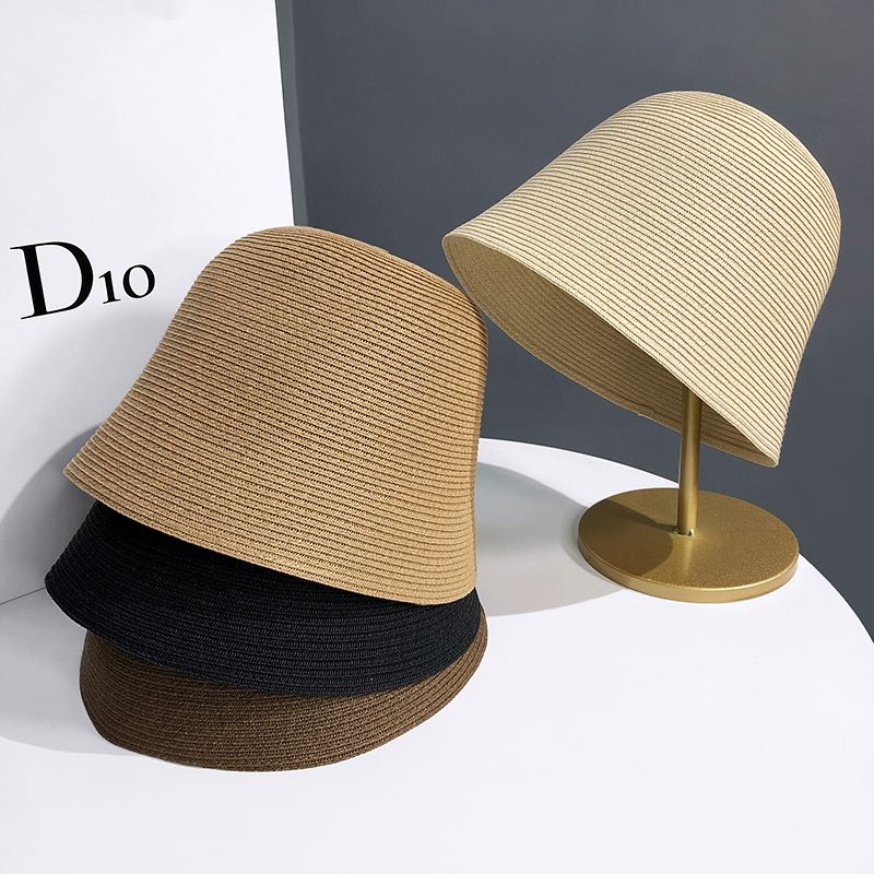 Sombrero de paja que combina c - Bucket Hat Straw reseña y precio