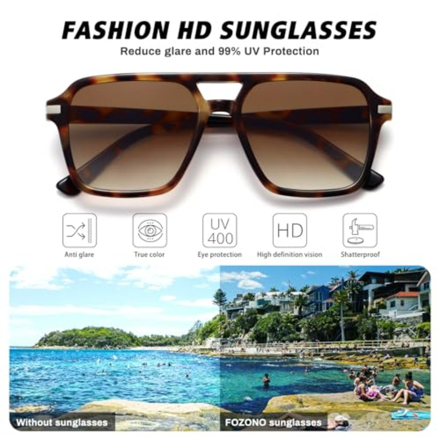 Gafas de Sol Retro Aviator par - Sunglasses Aviator Polarized reseña y precio
