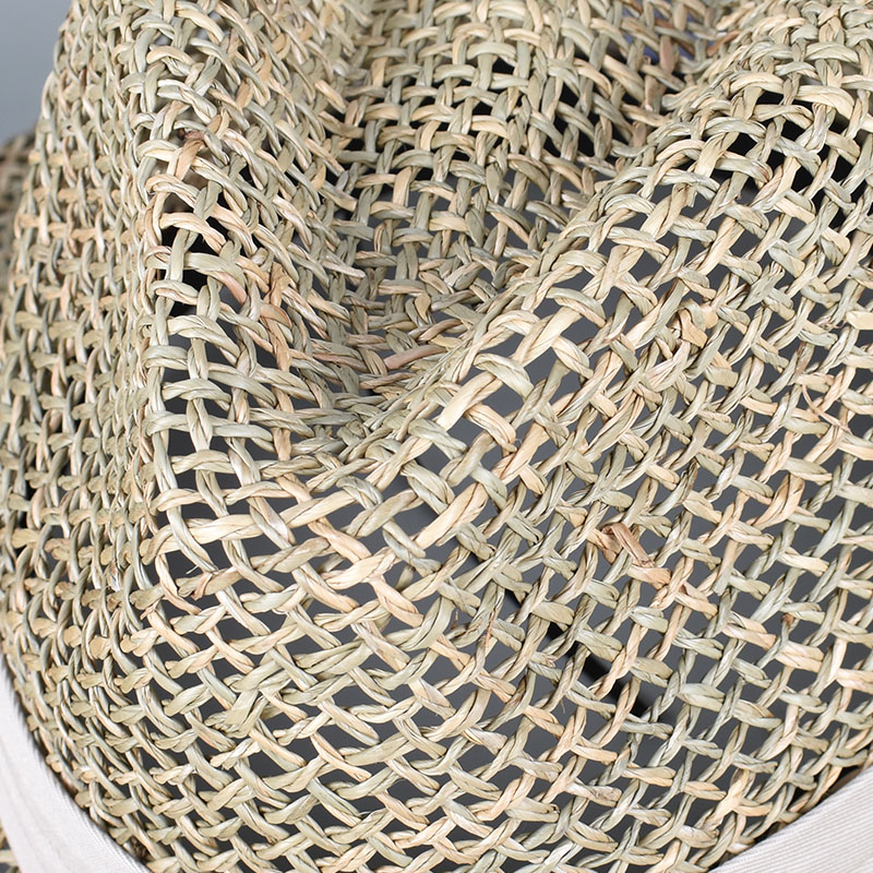 100% hierba Natural Panamá som - Bucket Hat Straw reseña y precio