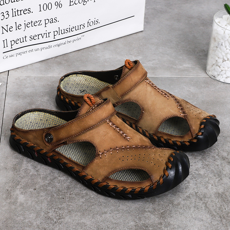 Sandalias romanas clásicas de  - Flip Flop Leather Men reseña y precio
