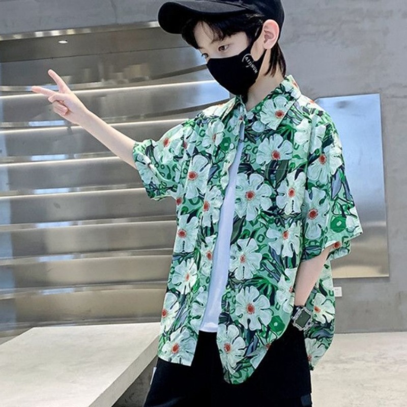 Conjunto de Verano para Niños, - Resort Shirt Floral reseña y precio