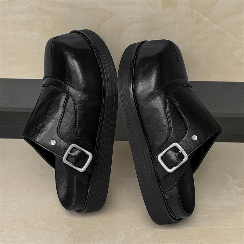 2025 Ropa exterior de cuero pa - Flip Flop Leather Men reseña y precio