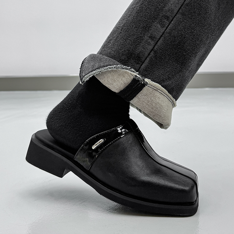 Zapatos de media plataforma pa - Flip Flop Leather Men reseña y precio