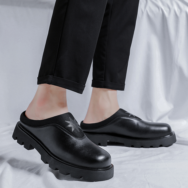 Zapatos de plataforma para hom - Flip Flop Leather Men reseña y precio