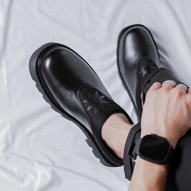 Zapatos de plataforma para hom - Flip Flop Leather Men reseña y precio