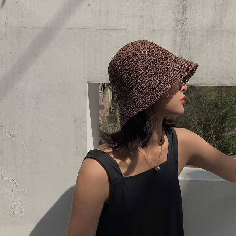 Sombrero de Pescador Plegable  - Bucket Hat Straw reseña y precio