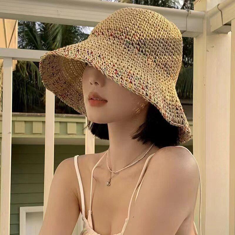 Sombrero de Paja Tejido a Mano - Bucket Hat Straw reseña y precio