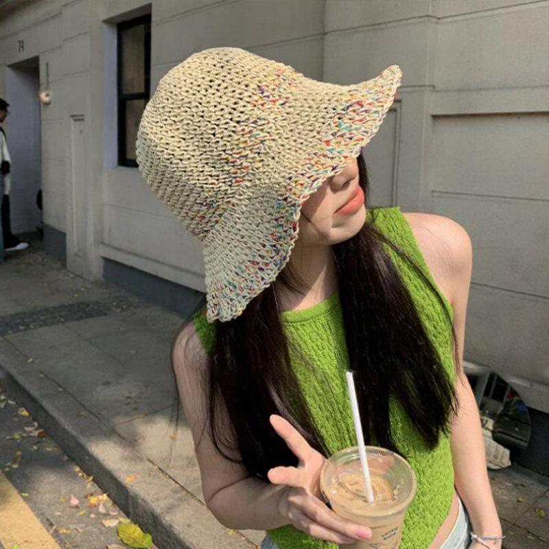 Sombrero de Paja Tejido a Mano - Bucket Hat Straw reseña y precio