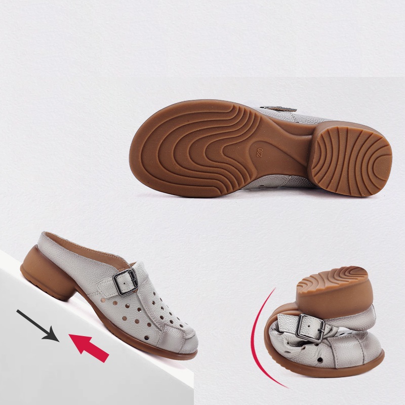 Nuevas sandalias de cuero vacu - Casual Sandal Leather reseña y precio