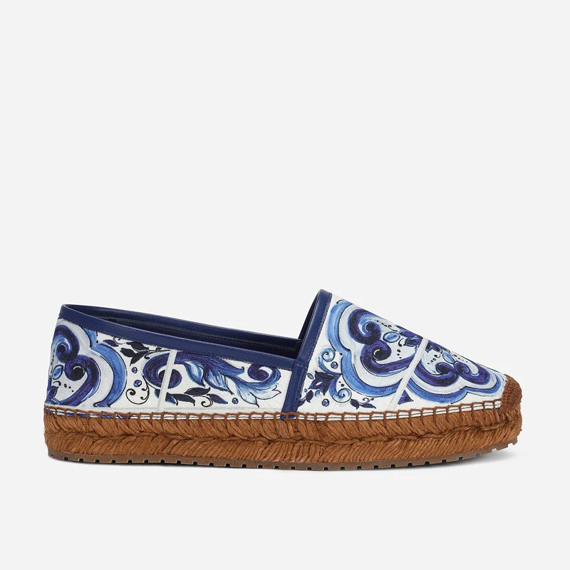 Zapatos planos con suela tejid - Espadrille Slip On reseña y precio