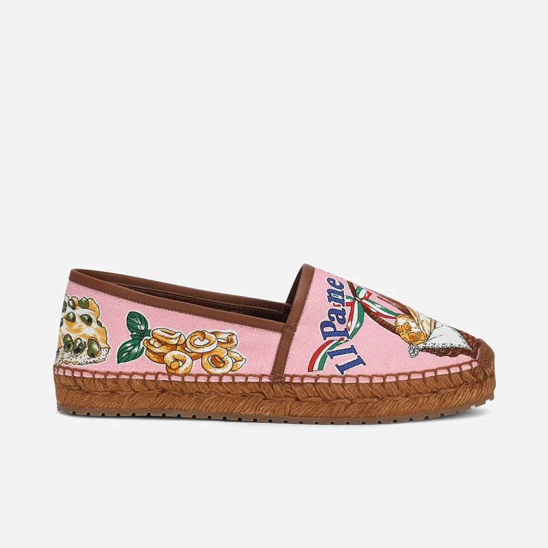 Zapatos planos con suela tejid - Espadrille Slip On reseña y precio