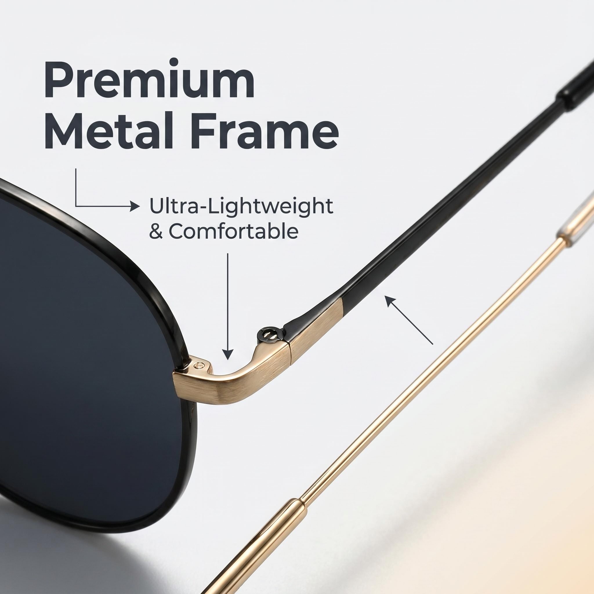 Gafas de sol de aviador de met - Sunglasses Aviator Polarized reseña y precio