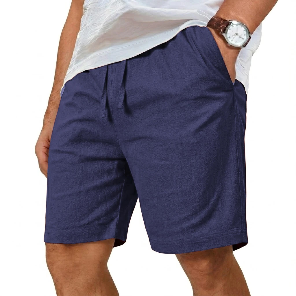 Pantalones Cortos Holgados de  - Short Linen Drawstring reseña y precio