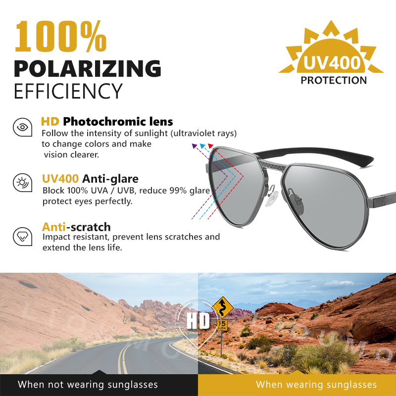 LIOUMO, gafas de sol con montu - Sunglasses Aviator Polarized reseña y precio