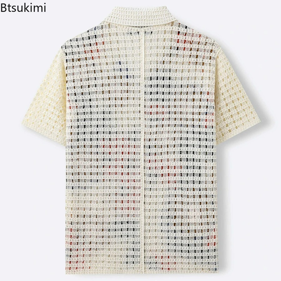 Polo de punto floral retro par - Shirt Camp Collar reseña y precio