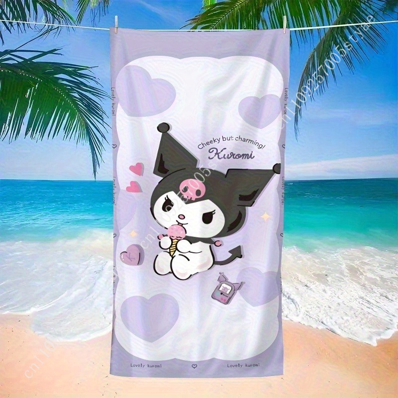 Toalla de playa Kuromi, un acc - Beach Towel Large reseña y precio