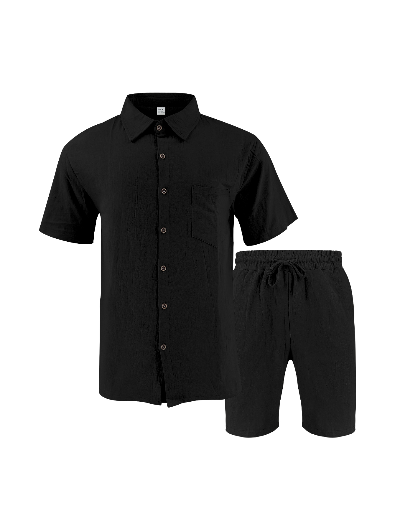 Conjunto de Dos Piezas de Lino - Short Linen Drawstring reseña y precio