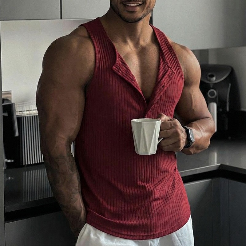 Camiseta deportiva sin mangas  - Tank Top Muscle reseña y precio